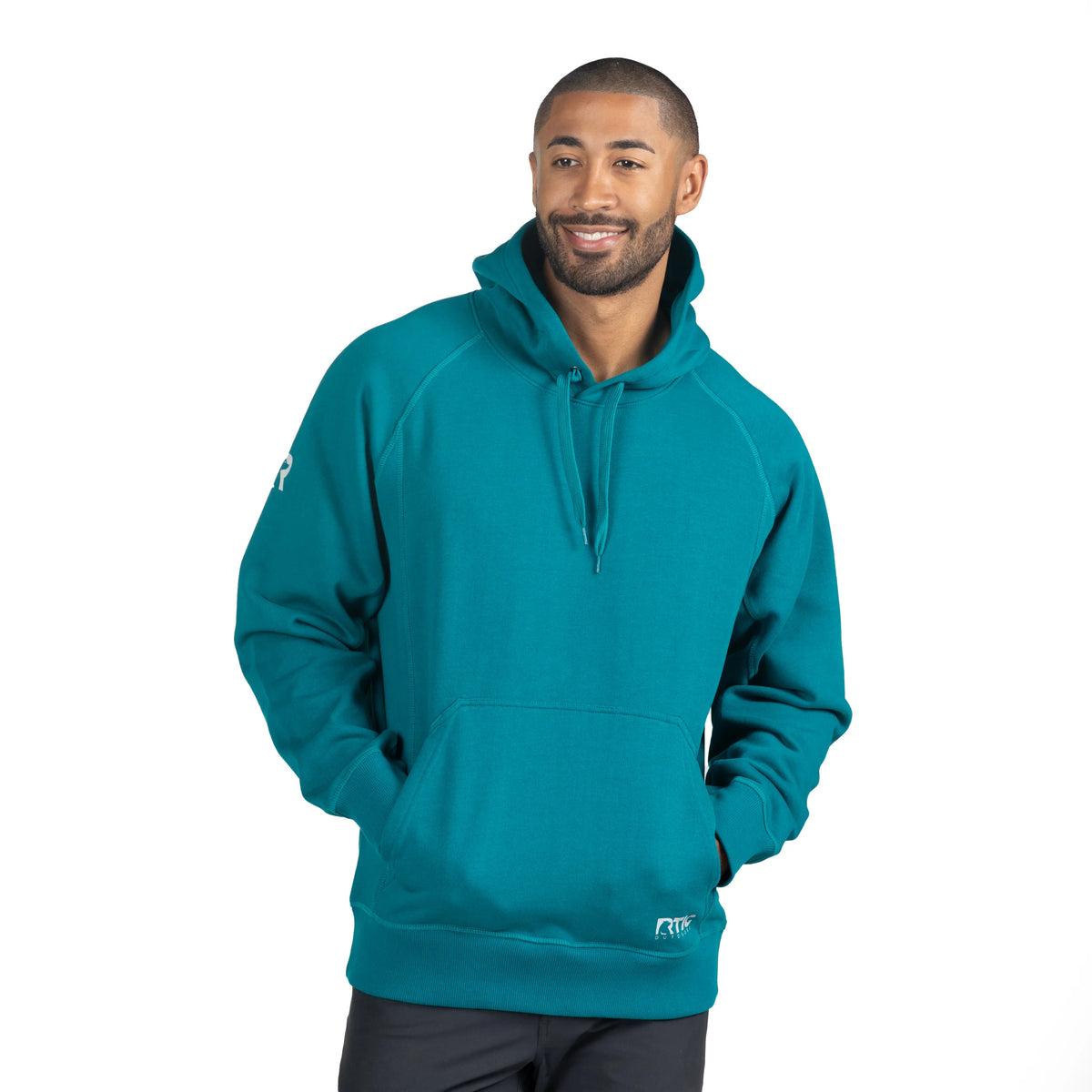 Water-Repellent Pullover Hoodie - Relaxed Fit